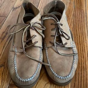 Perfectly woodsy Sperry moccasins